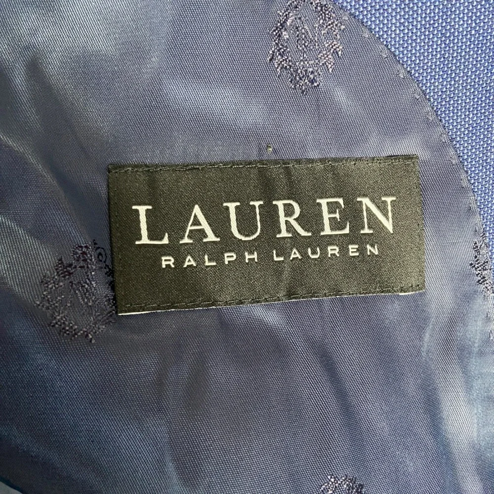 Lauren Ralph Lauren Black‎ Label 2 Piece Suit Mens 44R Blazer 36x30 Trouser Blue
